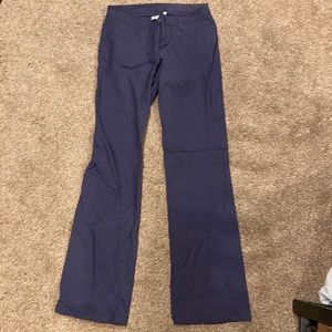 Womens athleta pant navy 6 tall